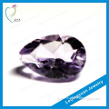 High quality light violet pear shape natural crystal gemstone beads